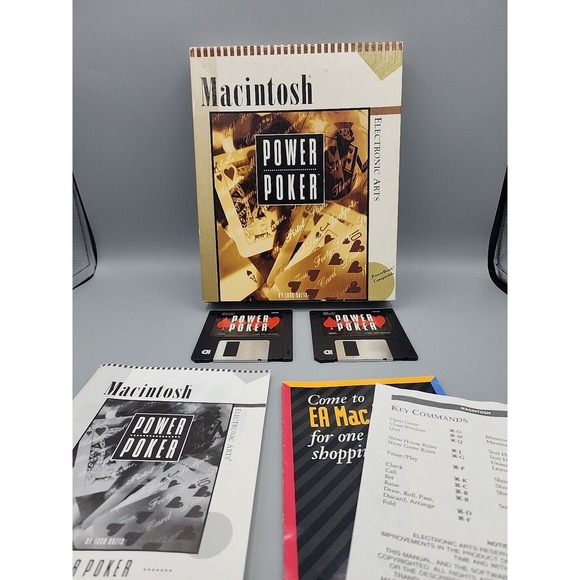 Macintosh Power Poker 3.5 HD Disks- Electronic Arts By Todd Outz - Mac - Picture 3 of 9